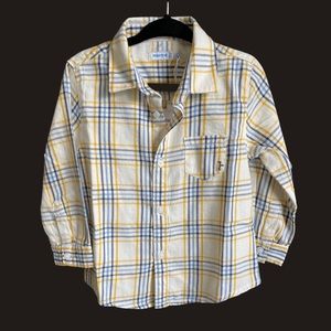 NWT Mayoral Checked Button-down 12 Months